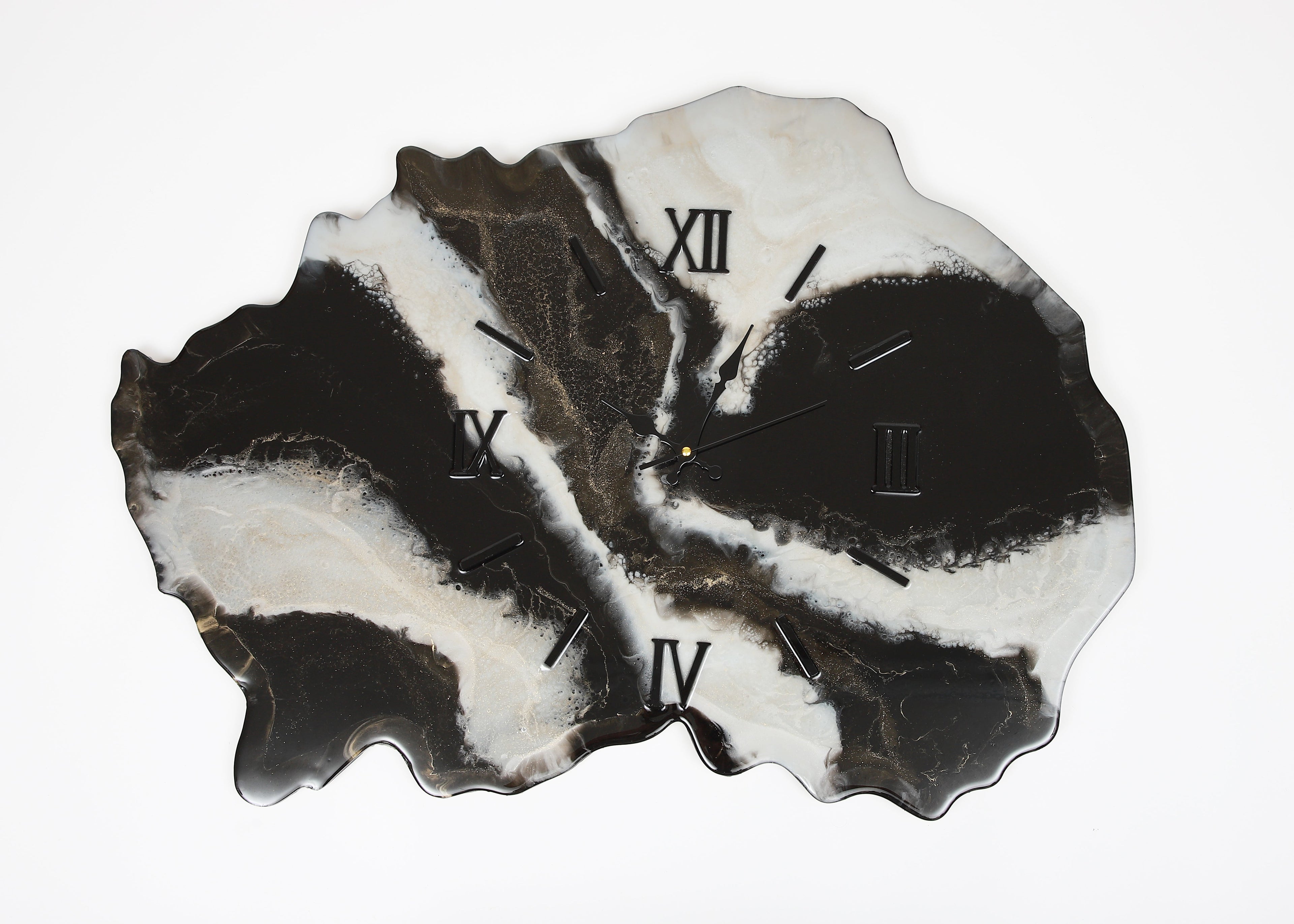 Midnight Ivory Luxe Wall Clock
