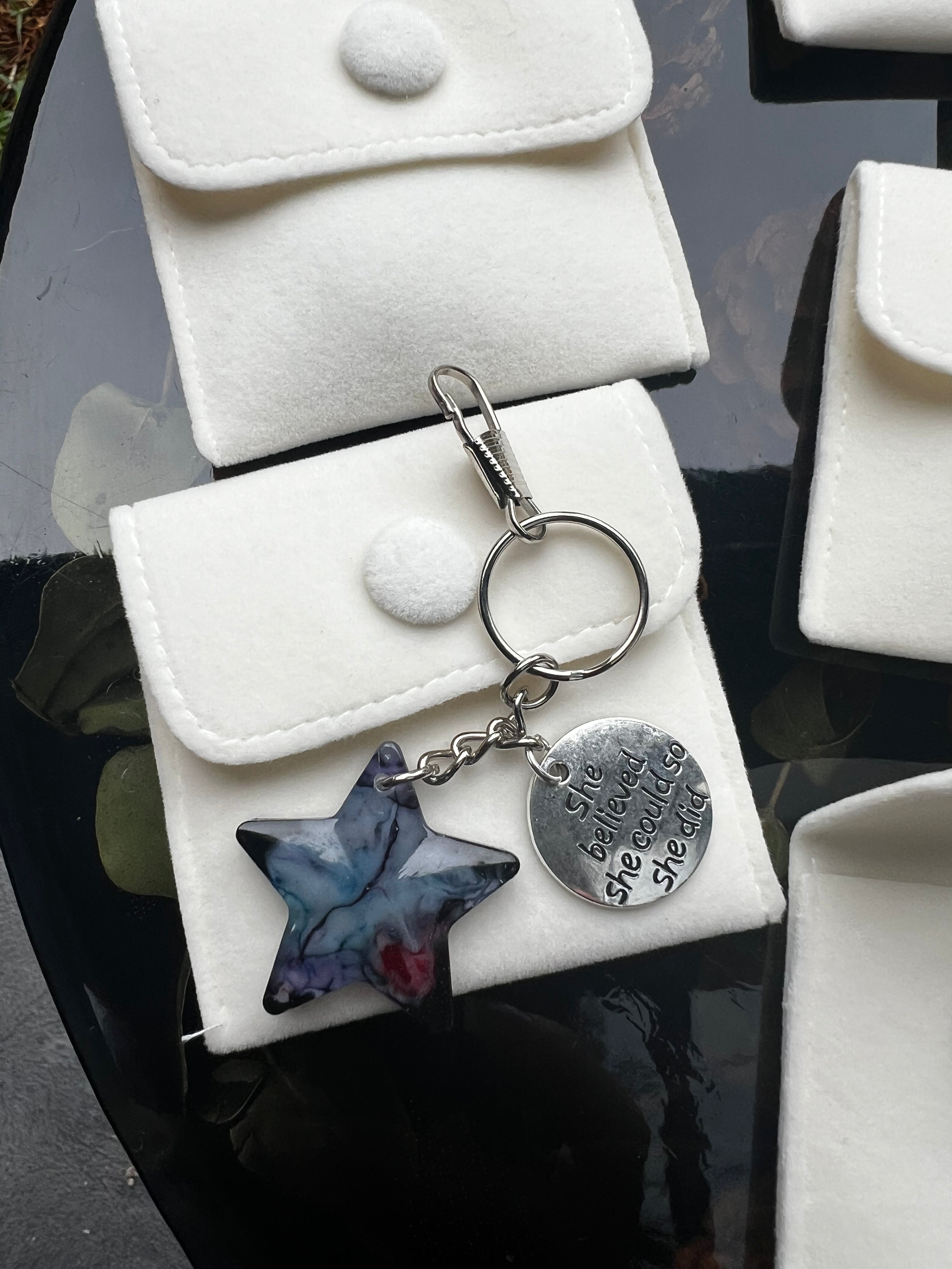 Celestial Bloom Keyring