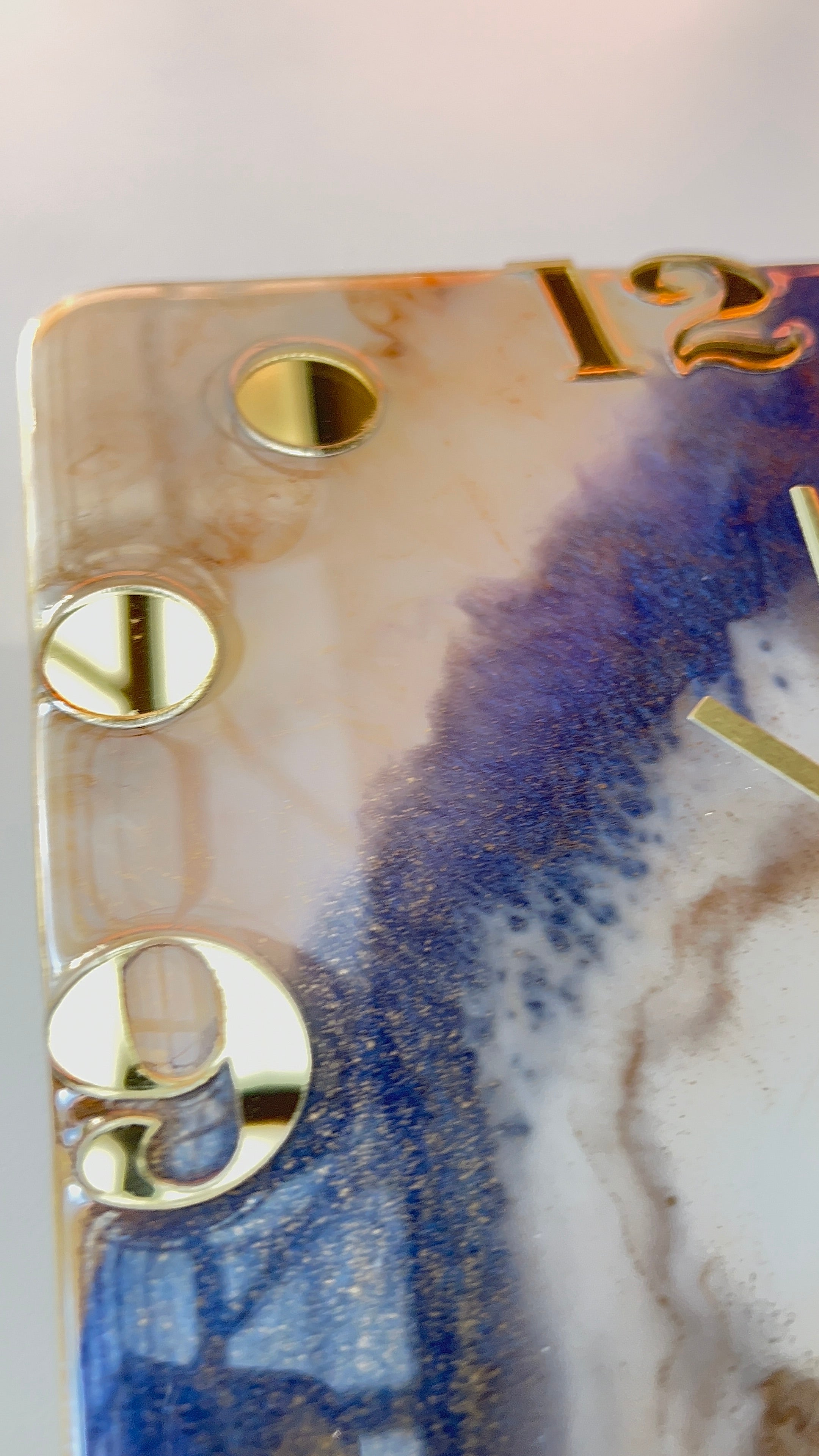 Moonstone Harmony – Clock Art Piece