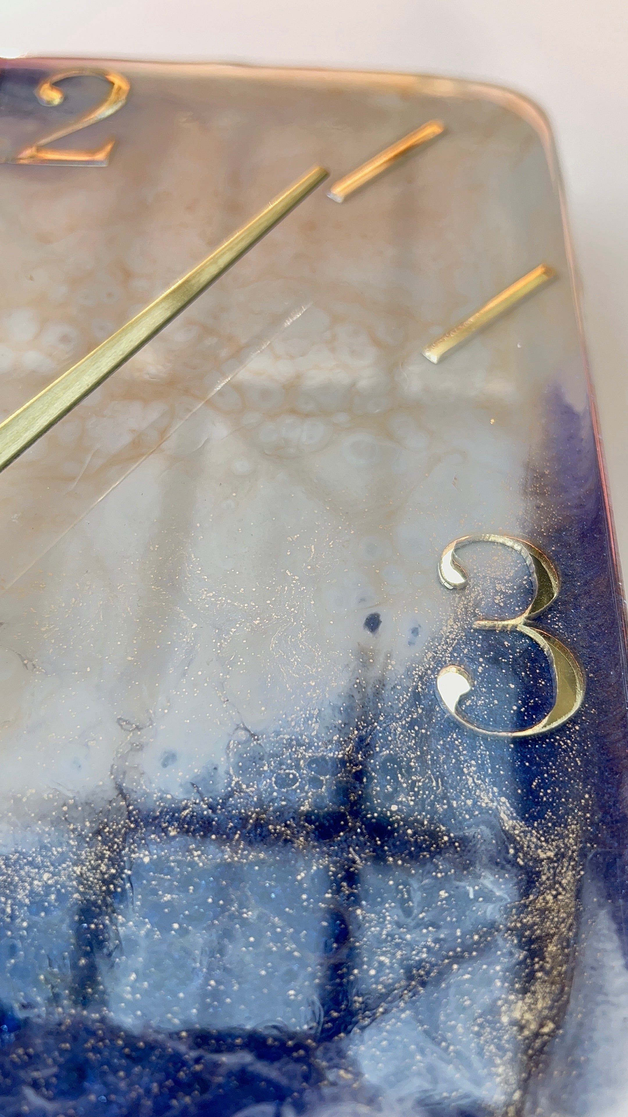 Moonstone Harmony II – Clock Art Piece
