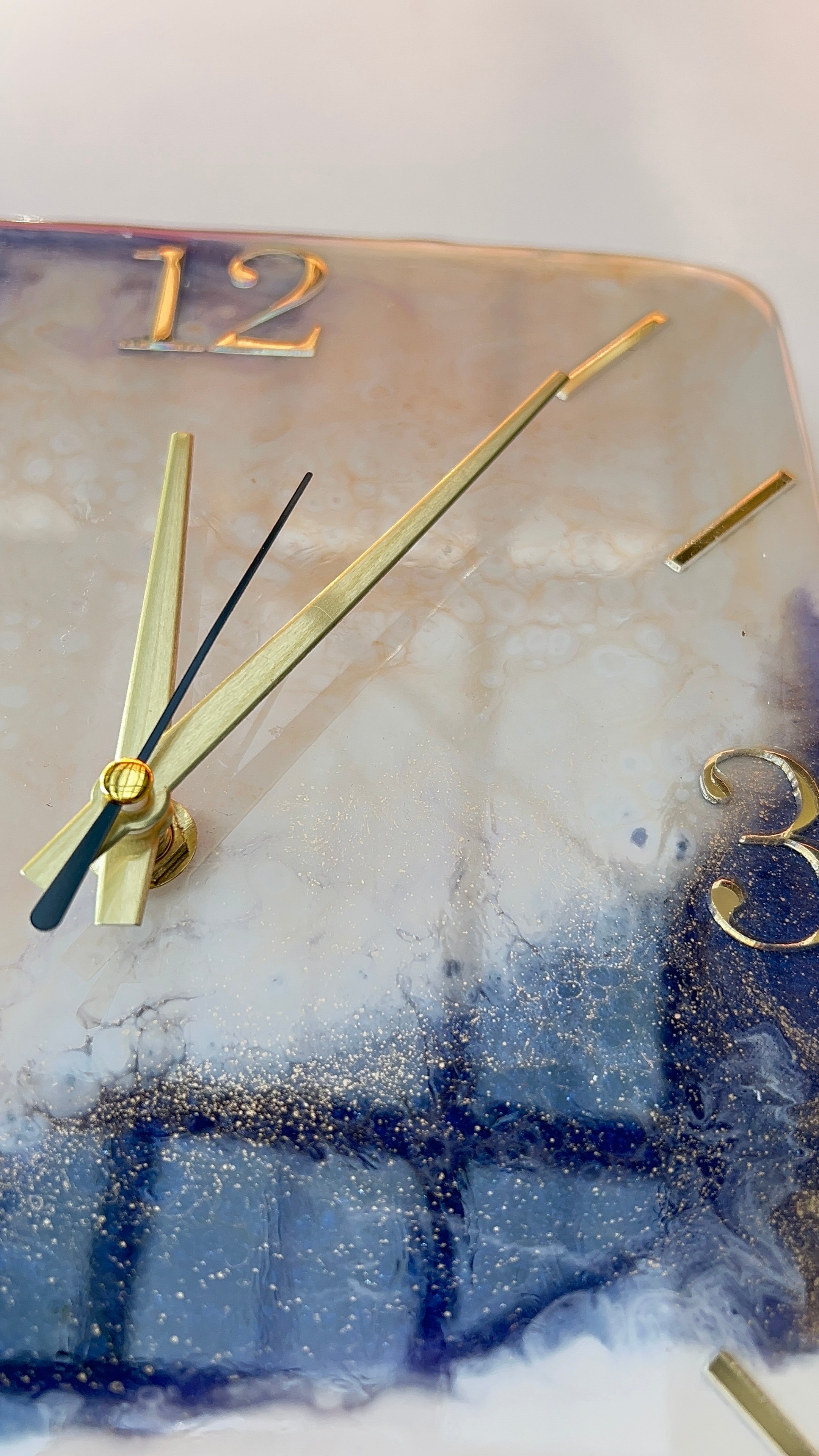 Moonstone Harmony II – Clock Art Piece