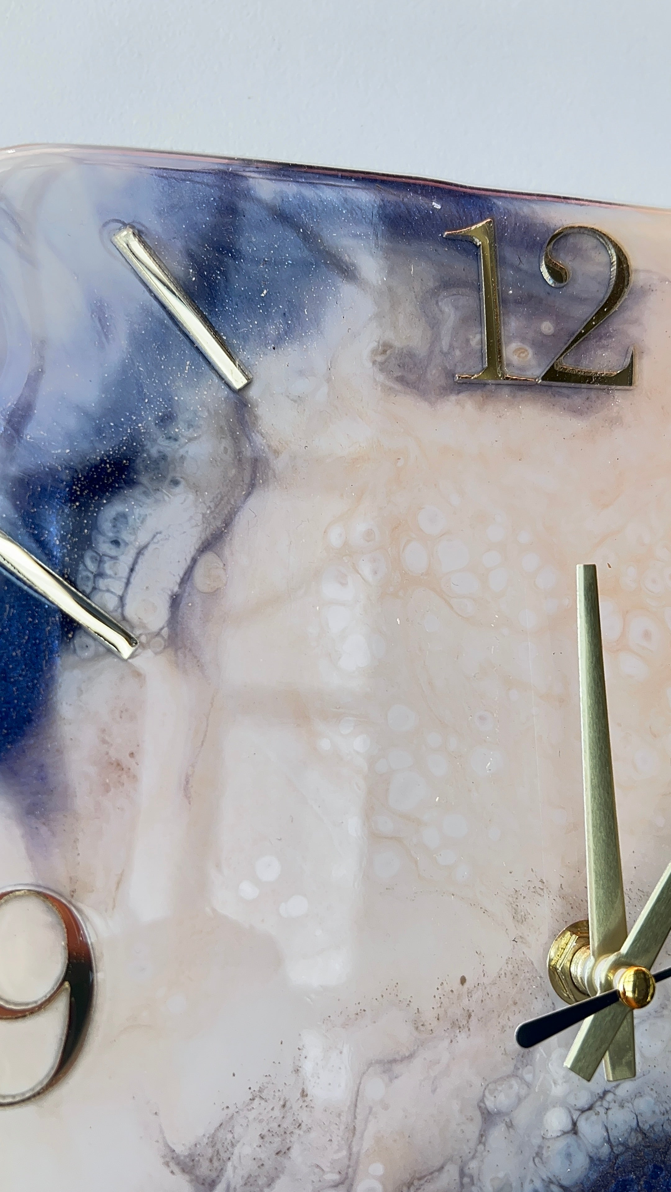 Moonstone Harmony II – Clock Art Piece