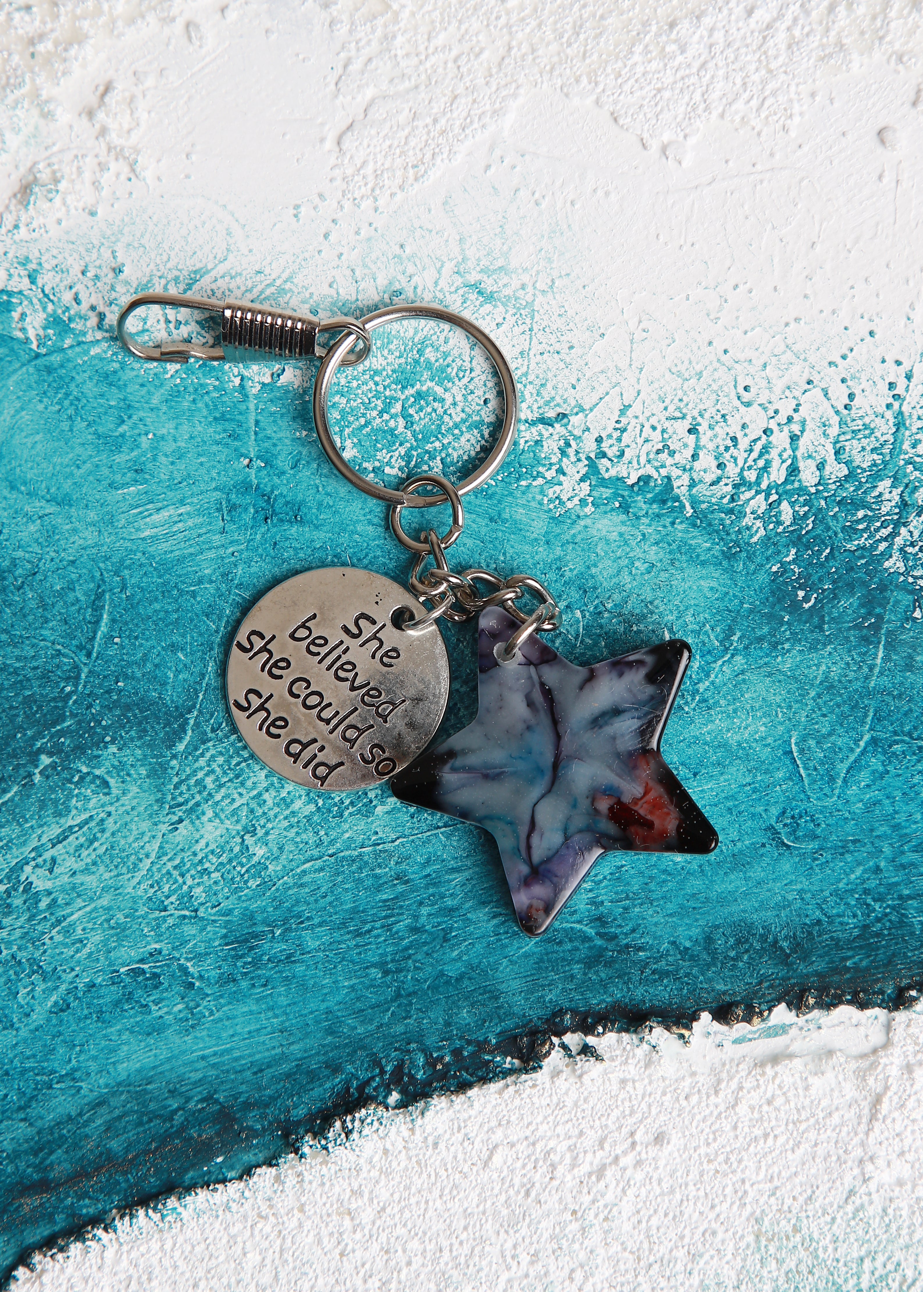 Celestial Bloom Keyring
